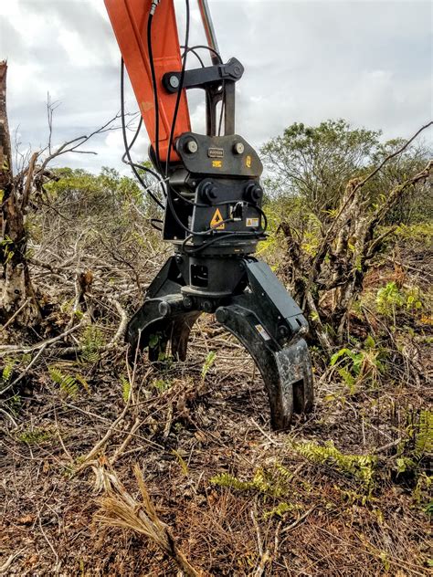 mini excavator tree grapple|mini ex rotating grapple.